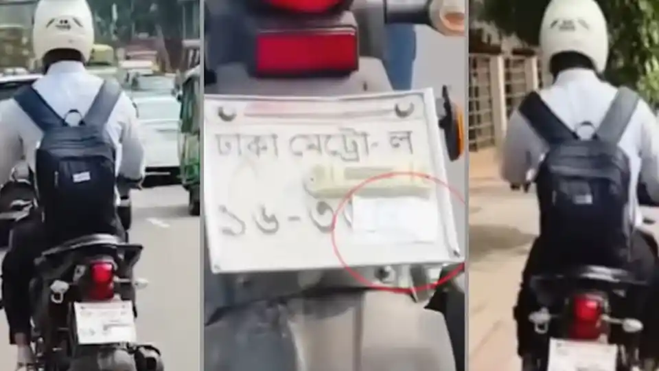 ‘এআই ফাঁকি’ দিতে নম্বরপ্লেট ঢেকে চলাচল, শেষ রক্ষা হলো না লাবলুর