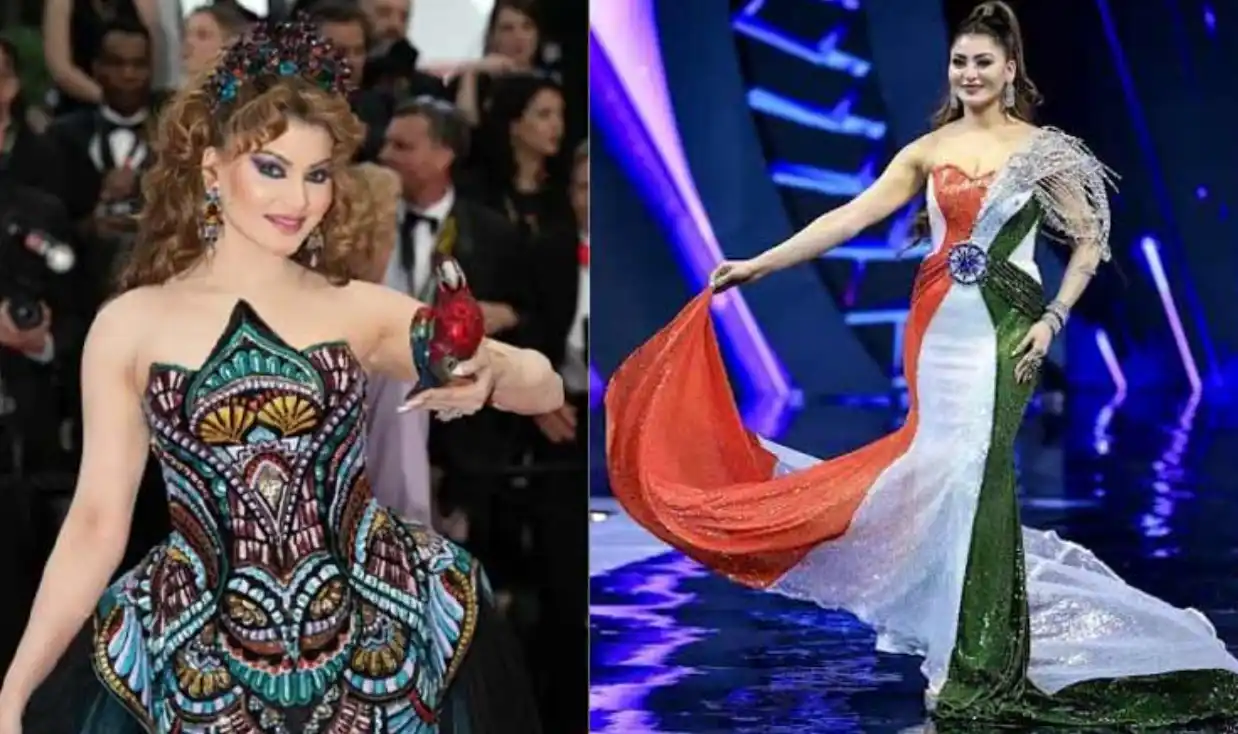 জাতীয় পতাকার আদলে পোশাক পরে বিতর্কে উর্বশী