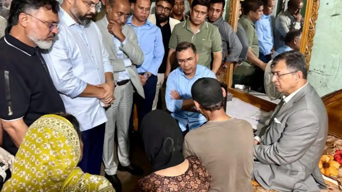 পল্লবীতে নিহত শিশু রামিসার বাসায় প্রধানমন্ত্রী তারেক রহমান