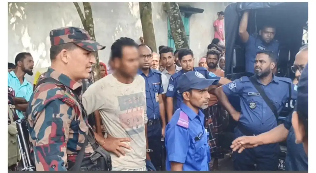 সীমান্ত পেরিয়ে আখ চুরি করতে আসা ভারতীয় নাগরিককে পুলিশে সোপর্দ