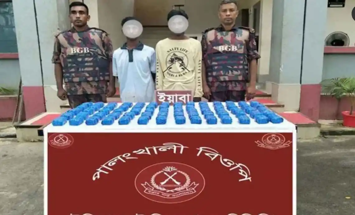 উখিয়ায় ১ লাখ ৪০ হাজার ইয়াবাসহ দুই যুবক আটক