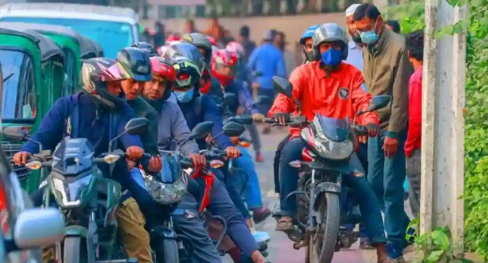 এআই ক্যামেরায় শনাক্তে মোটরসাইকেলের সামনেও বসবে নম্বর প্লেট